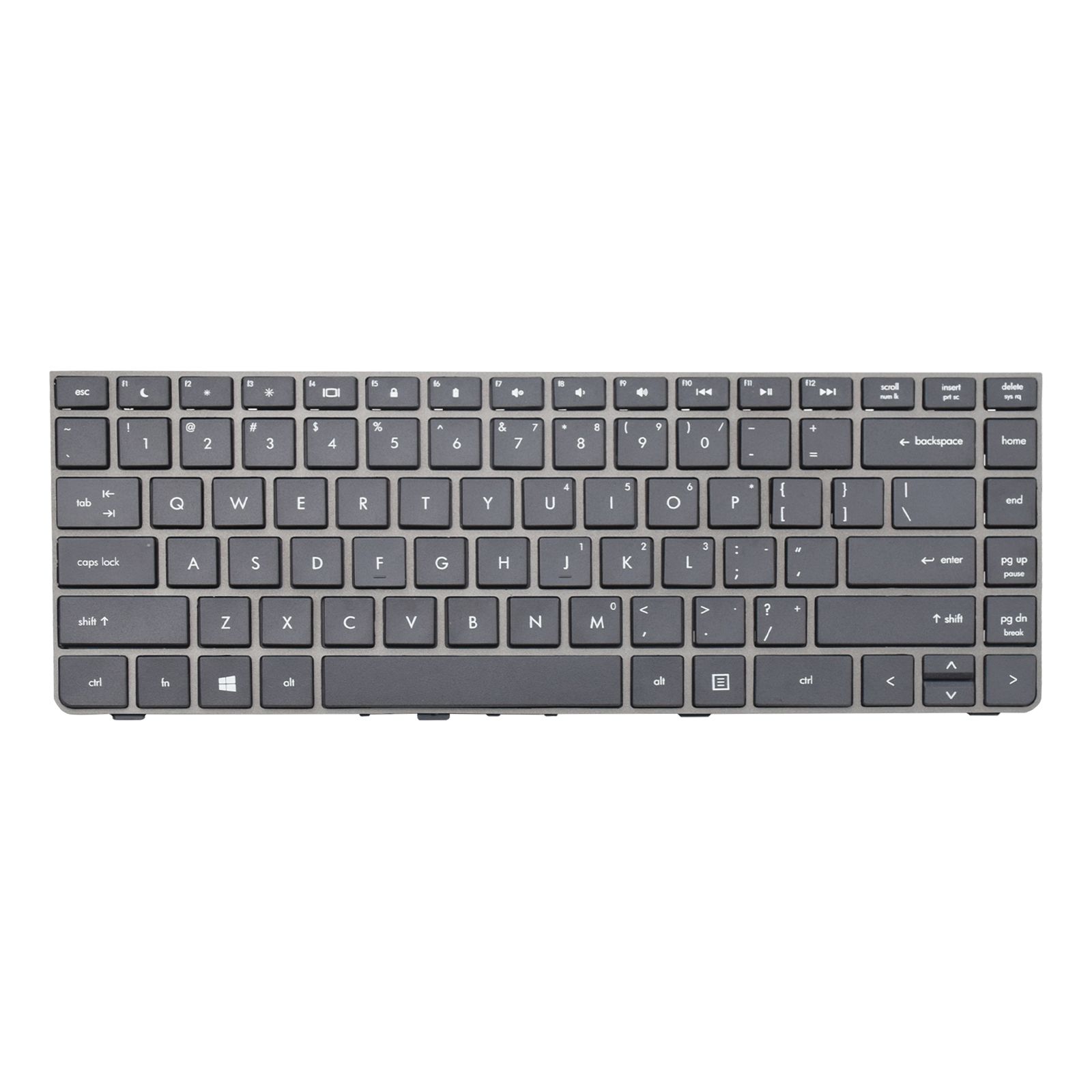 Teclado para Notebook HP ProBook 4430S, Inglês Internacional - US Preto, possui teclas confortáveis e 12 meses de garantia.