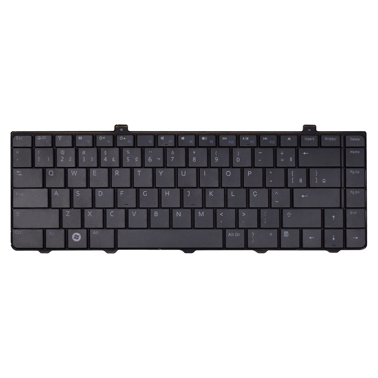 Teclado para Notebook Dell Inspiron 1440, ABNT2 Preto, possui teclas confortáveis e 12 meses de garantia.
