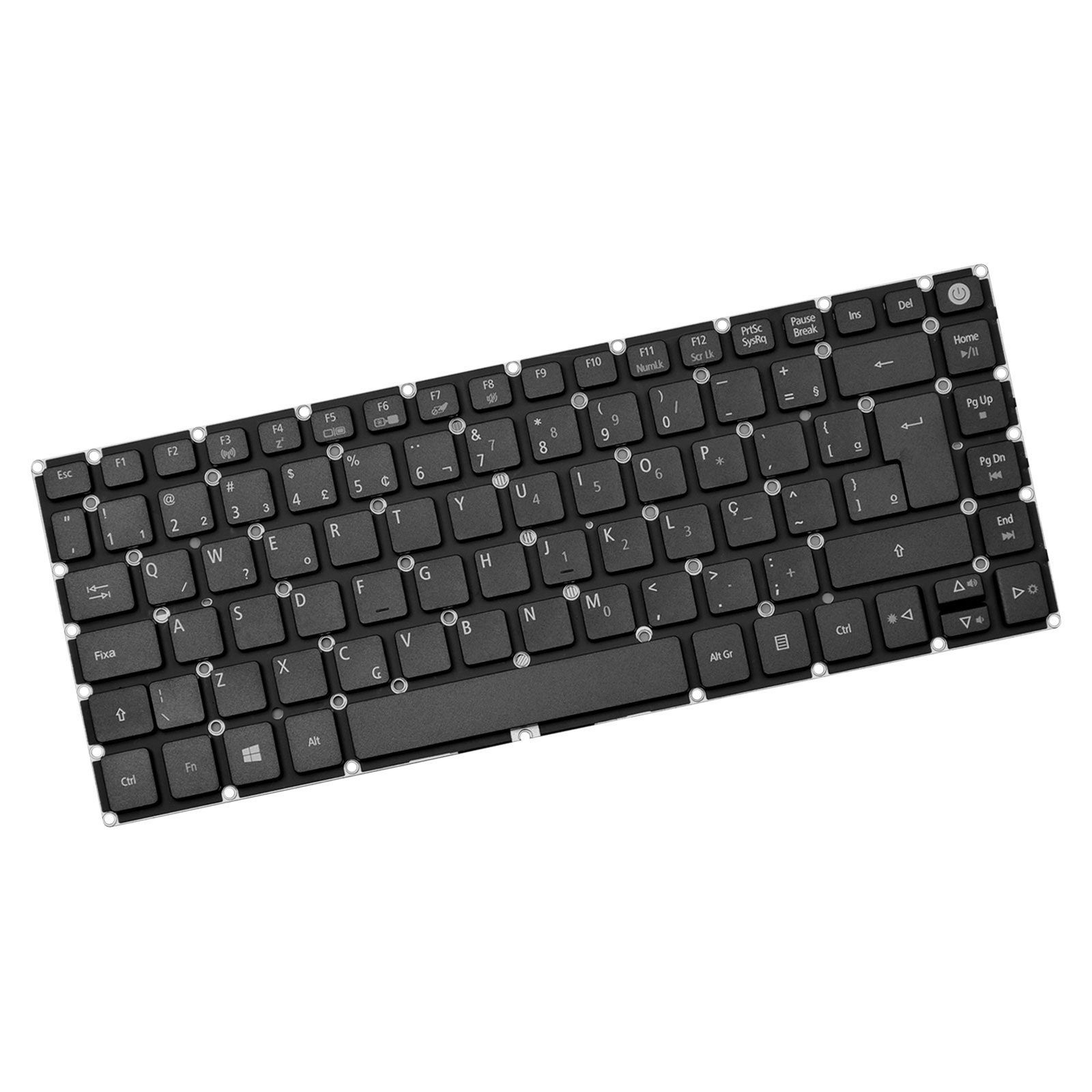 Teclado para Notebook Acer Aspire A314-21-91V1, ABNT2 Preto, possui teclas confortáveis e 12 meses de garantia.