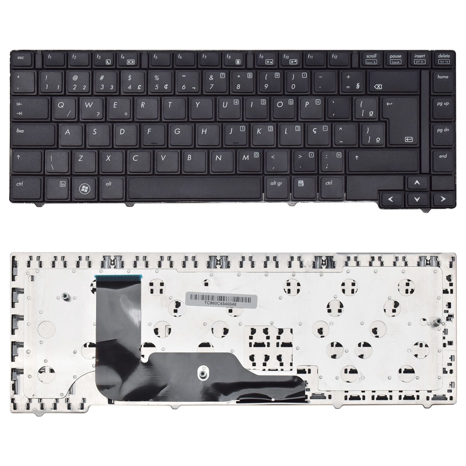 Teclado para Notebook HP ProBook 6450B, ABNT2 Preto, possui teclas confortáveis e 12 meses de garantia.