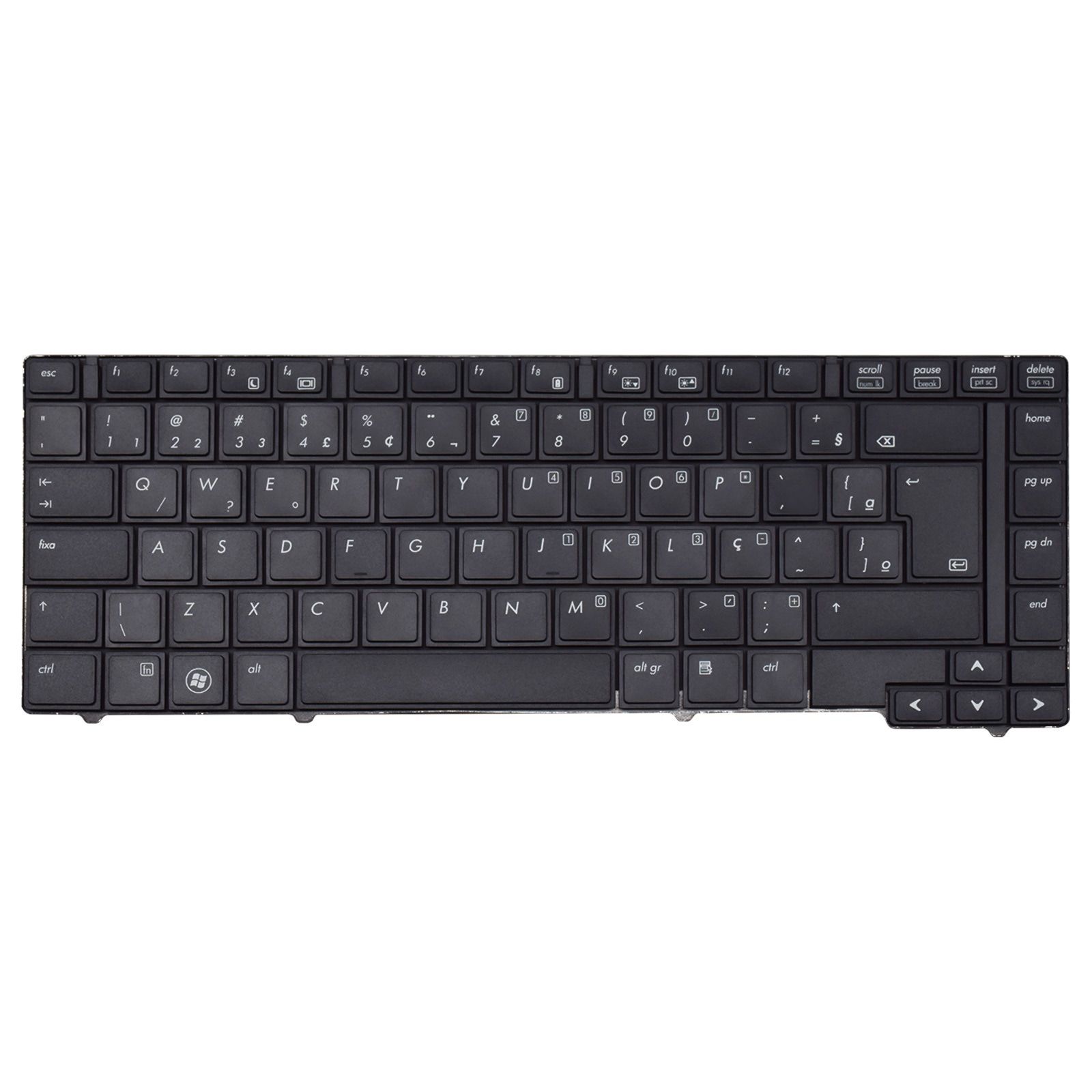 Teclado para Notebook HP ProBook 6440B, ABNT2 Preto, possui teclas confortáveis e 12 meses de garantia.