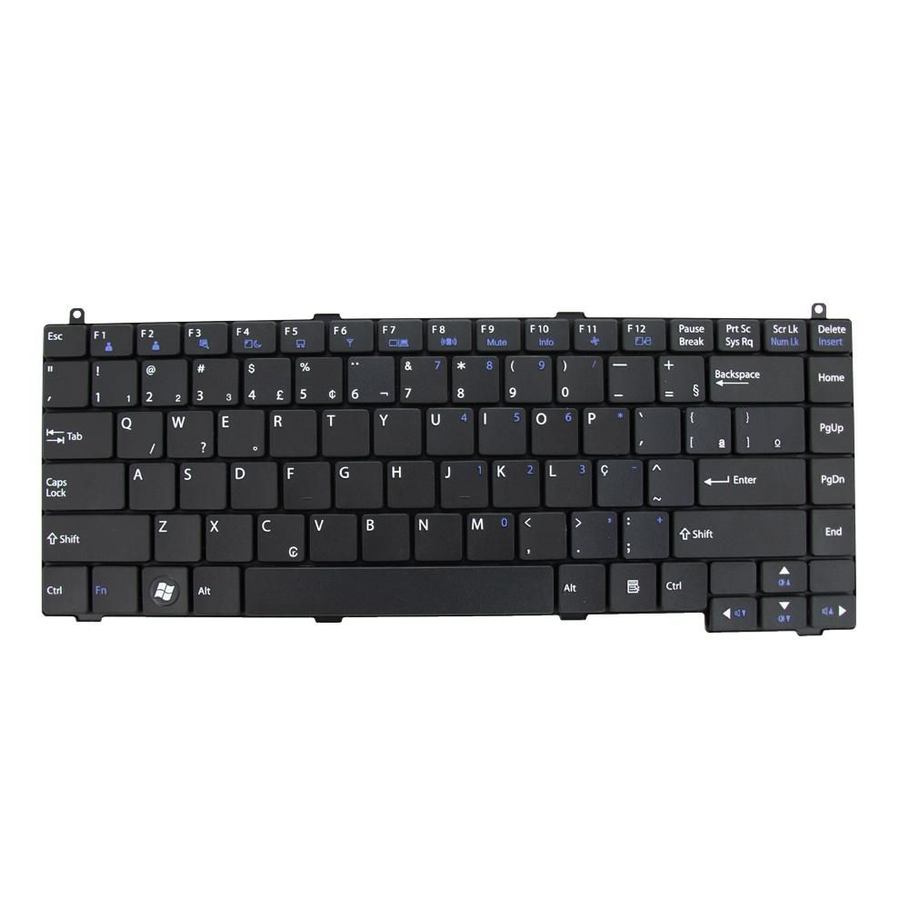 Teclado para Notebook Lg R460-L, ABNT2 - Enter Pequeno Preto, possui teclas confortáveis e 12 meses de garantia.