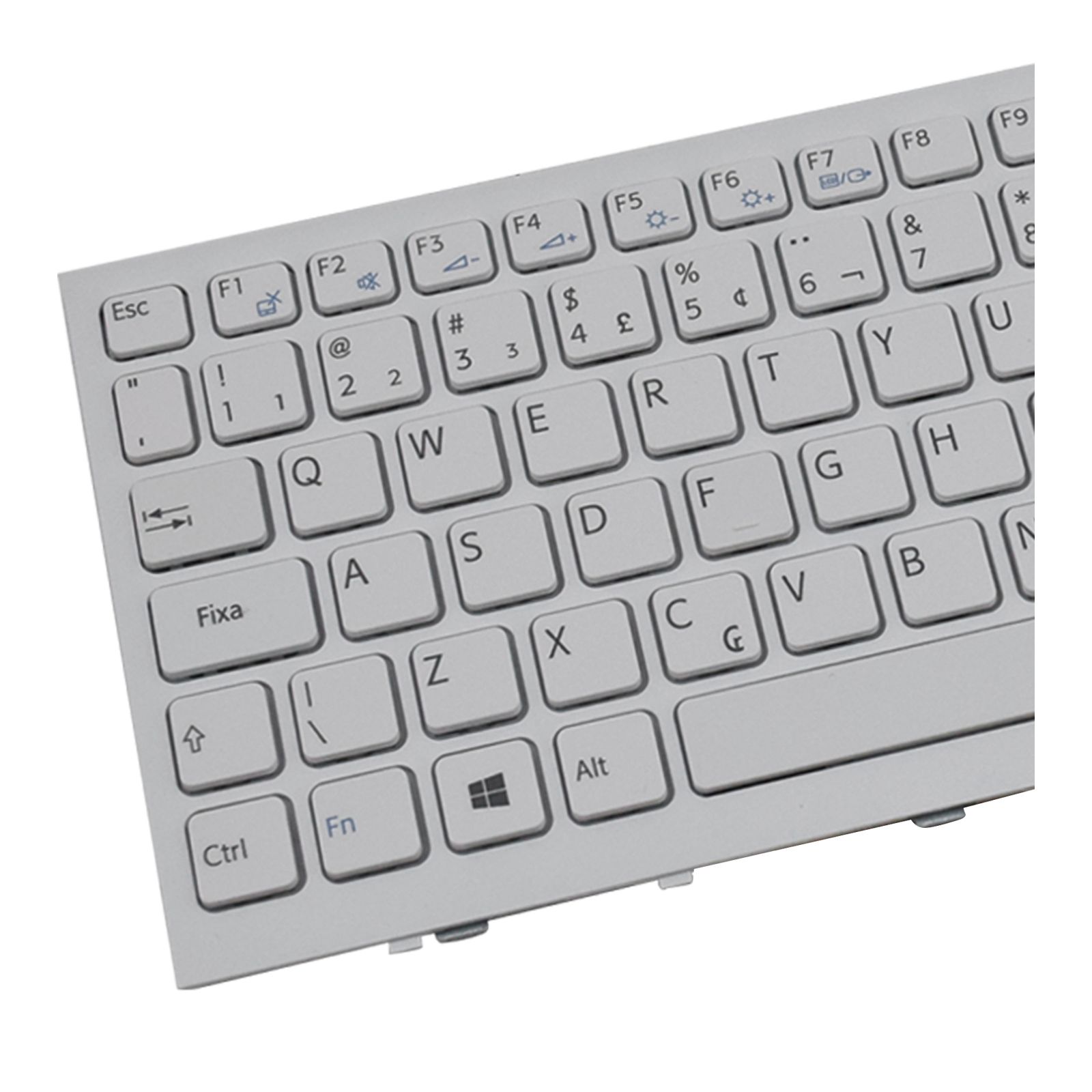 Teclado para Notebook Sony Vaio Vpc VPC-EH13FX/P, ABNT2 Branco, possui teclas confortáveis e 12 meses de garantia.