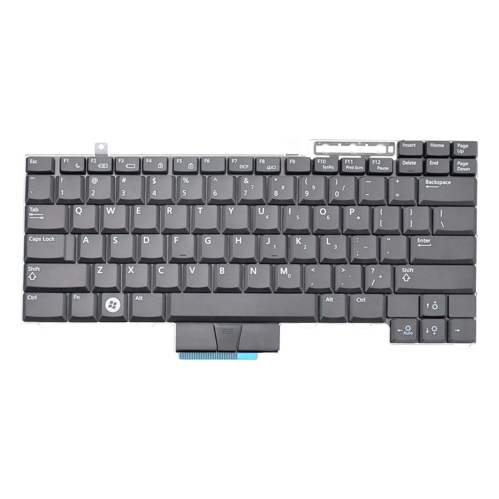 Teclado para Notebook Dell Latitude E6400, Inglês Internacional - US Preto, possui teclas confortáveis e 12 meses de garantia.