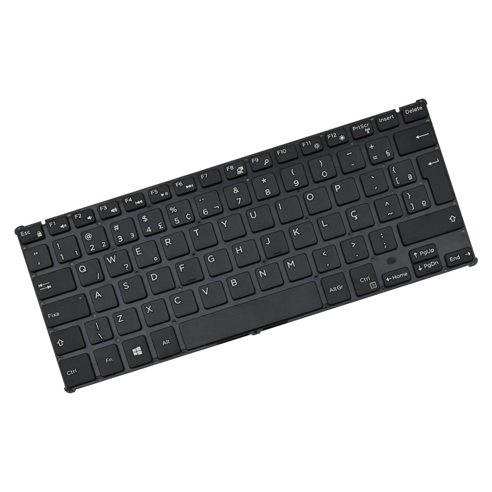 Teclado para Notebook Dell Inspiron 3179, ABNT2 Preto, possui teclas confortáveis e 12 meses de garantia.