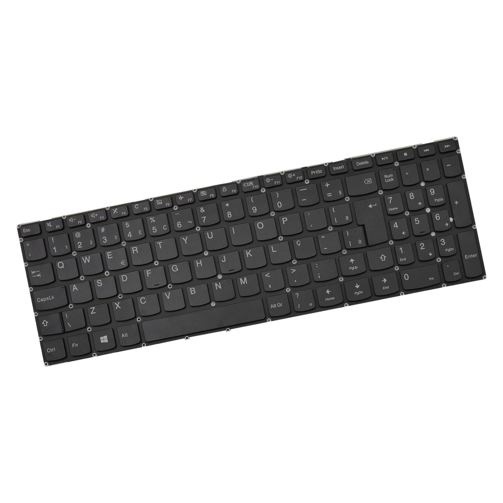 Teclado para Notebook Lenovo Ideapad 310-15ABR-4/15/2025, ABNT2 Preto, possui teclas confortáveis e 12 meses de garantia.