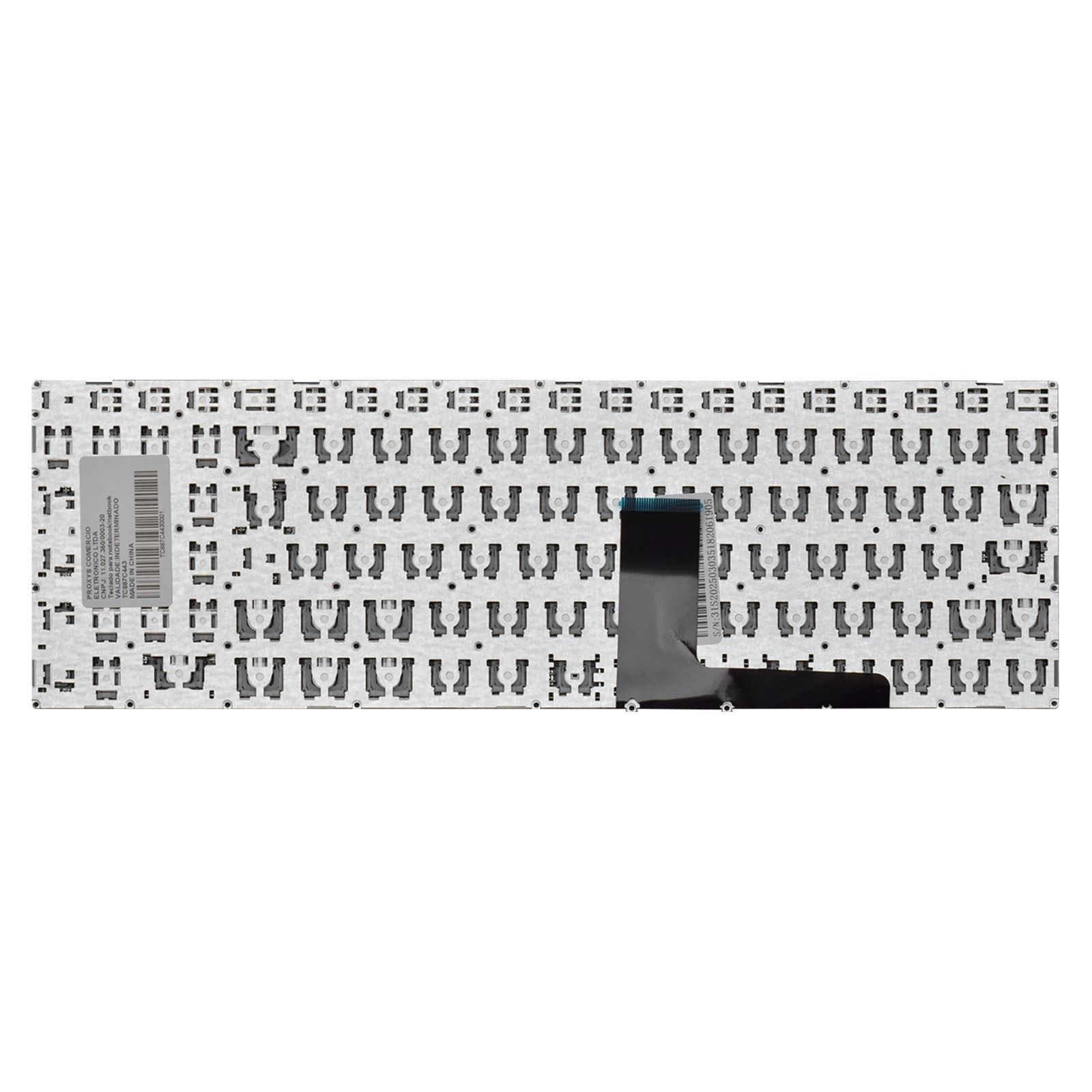 Teclado para Notebook Lenovo Ideapad 510-15ISK, ABNT2 Preto, possui teclas confortáveis e 12 meses de garantia.