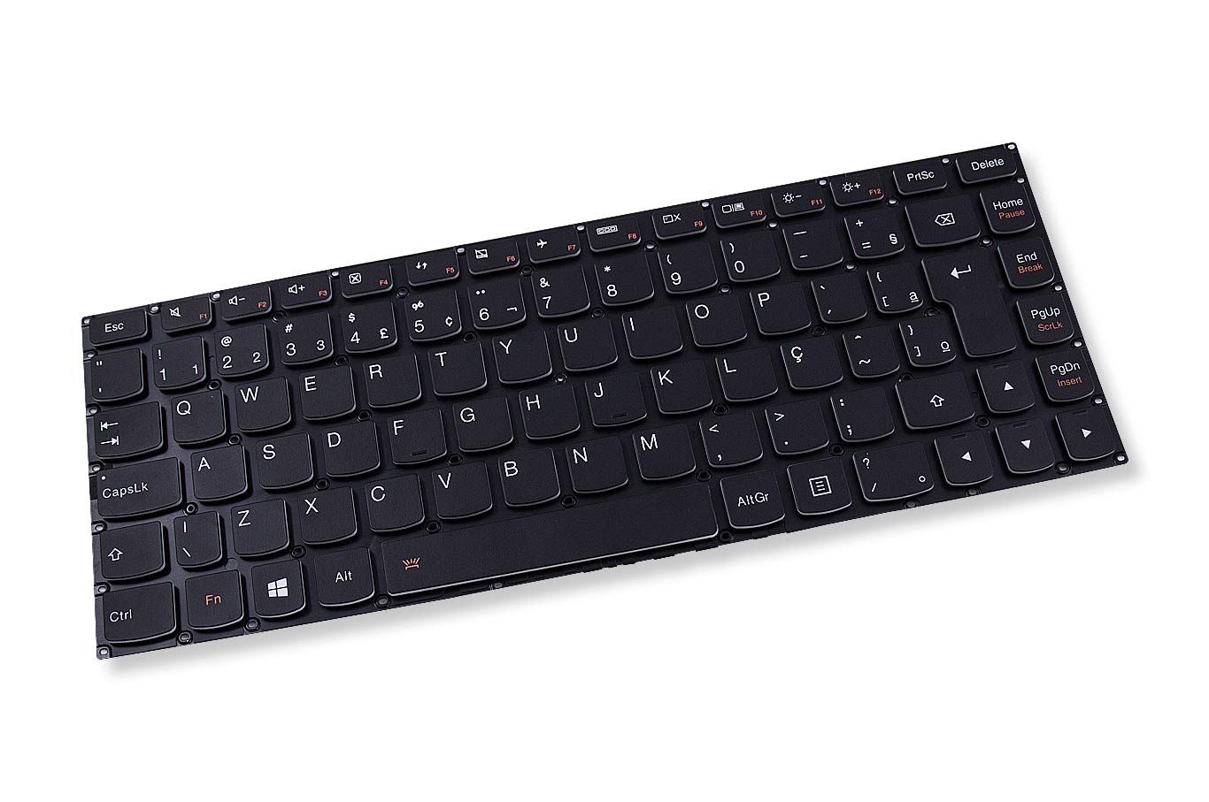Teclado para Notebook Lenovo Yoga st1c3b-bz 25215048, ABNT2 Preto, possui teclas confortáveis e 12 meses de garantia.