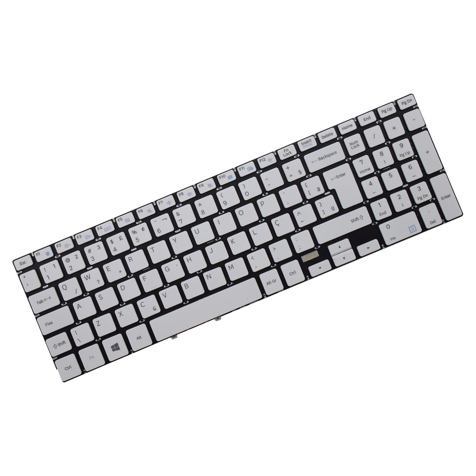 Teclado para Notebook Samsung Expert NP350XBE-XD1BR Branco ABNT2