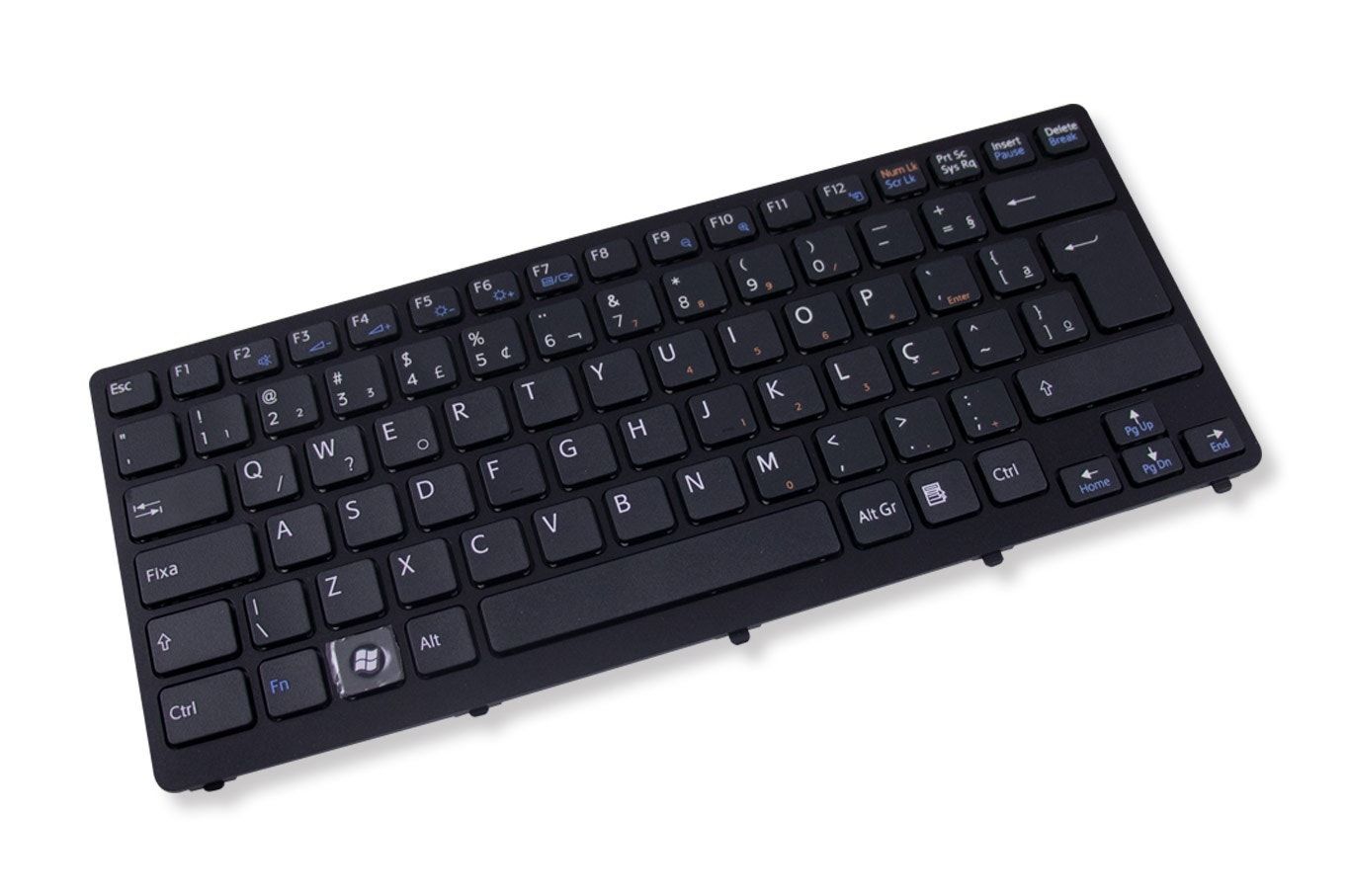 Teclado para Notebook Sony Vaio Vpc VPC-CW21FX/W, ABNT2 Preto, possui teclas confortáveis e 12 meses de garantia.