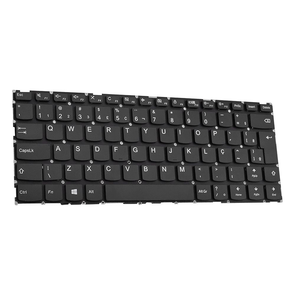 Teclado para Notebook Lenovo Part Number SN20K81822, ABNT2 Preto, possui teclas confortáveis e 12 meses de garantia.