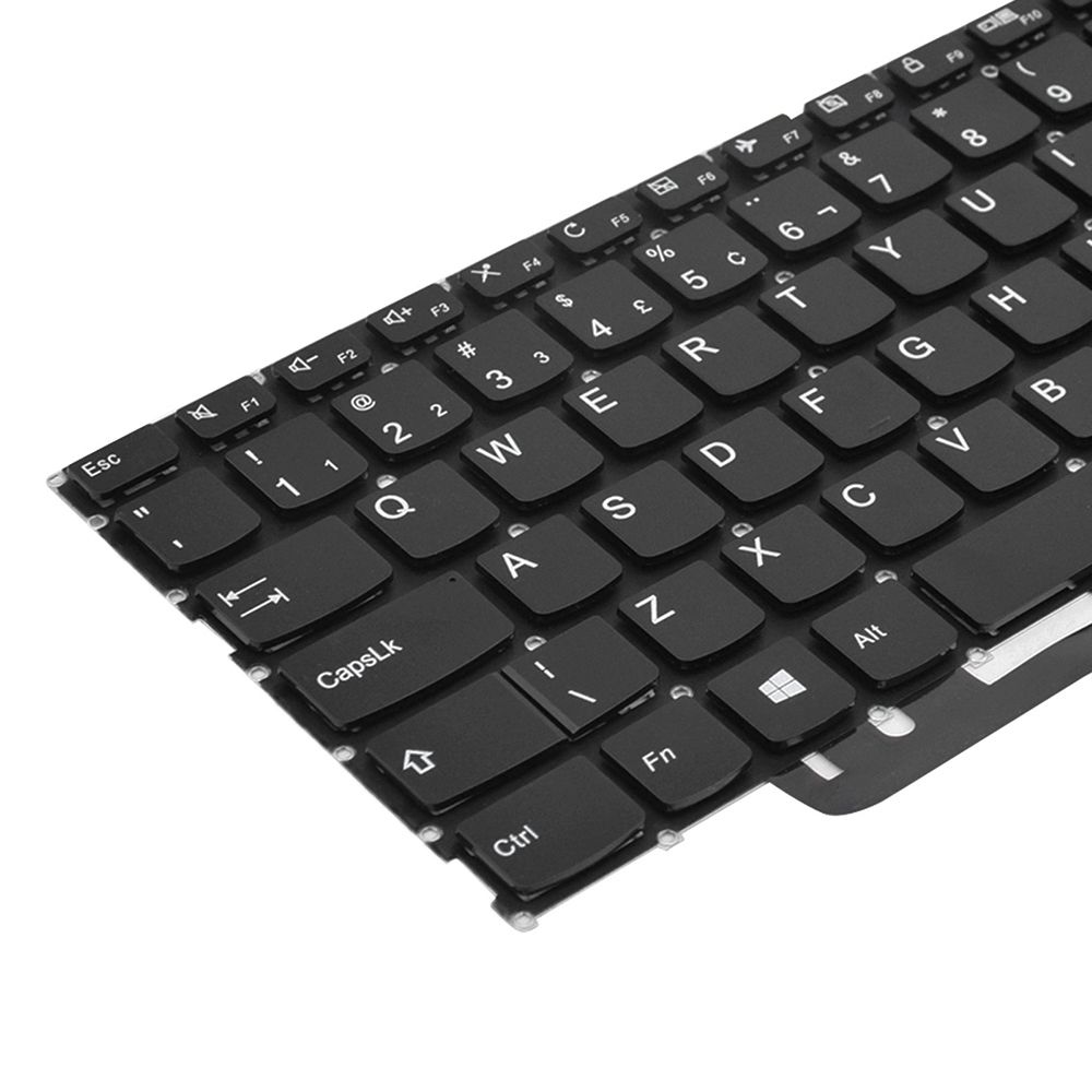 Teclado para Notebook Lenovo Ideapad 330, ABNT2 Preto, possui teclas confortáveis e 12 meses de garantia.