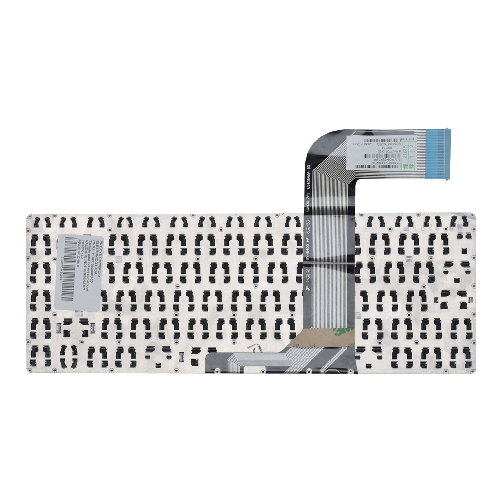 Teclado para Notebook Hp Pavilion 14-V045TX, ABNT2 Branco, possui teclas confortáveis e 12 meses de garantia.