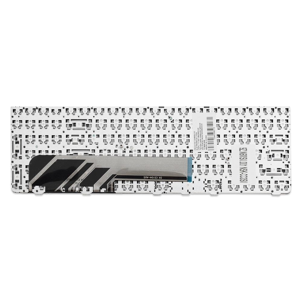 Teclado para Notebook Hp Part Number 646300-251, Inglês Internacional - US Preto, possui teclas confortáveis e 12 meses de garantia.