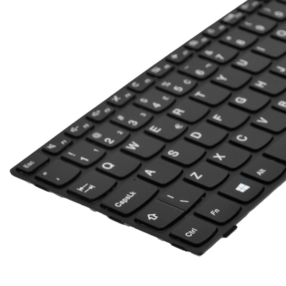 Teclado para Notebook Lenovo Ideapad 110-17IKB, ABNT2 Preto, possui teclas confortáveis e 12 meses de garantia.
