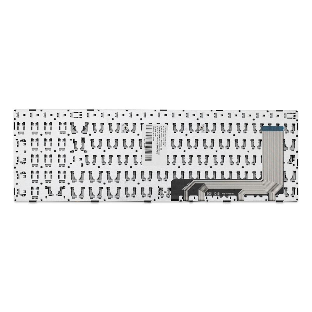 Teclado para Notebook Lenovo Ideapad 110-17ISK, ABNT2 Preto, possui teclas confortáveis e 12 meses de garantia.