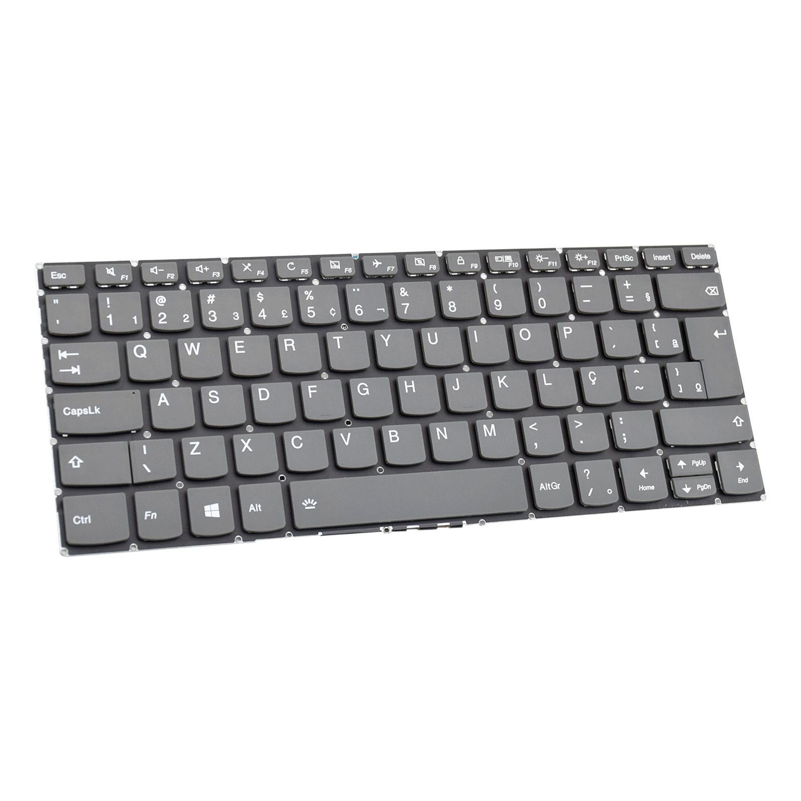 Teclado para Notebook Lenovo Part Number 9Z.NDSBN.A1B, ABNT2 Preto, possui teclas confortáveis e 12 meses de garantia.