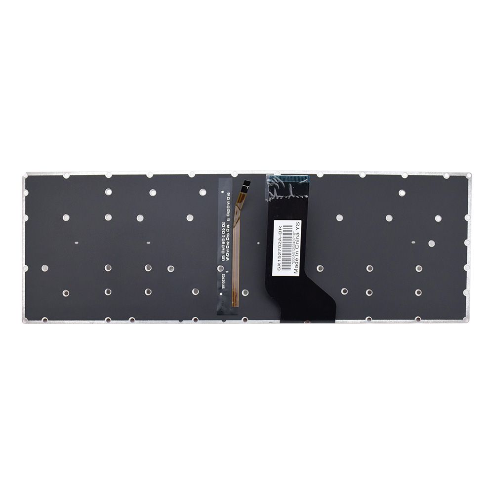 Teclado para Notebook Acer Nitro 5 AN515-52BW, ABNT2 Preto, possui teclas confortáveis e 12 meses de garantia.