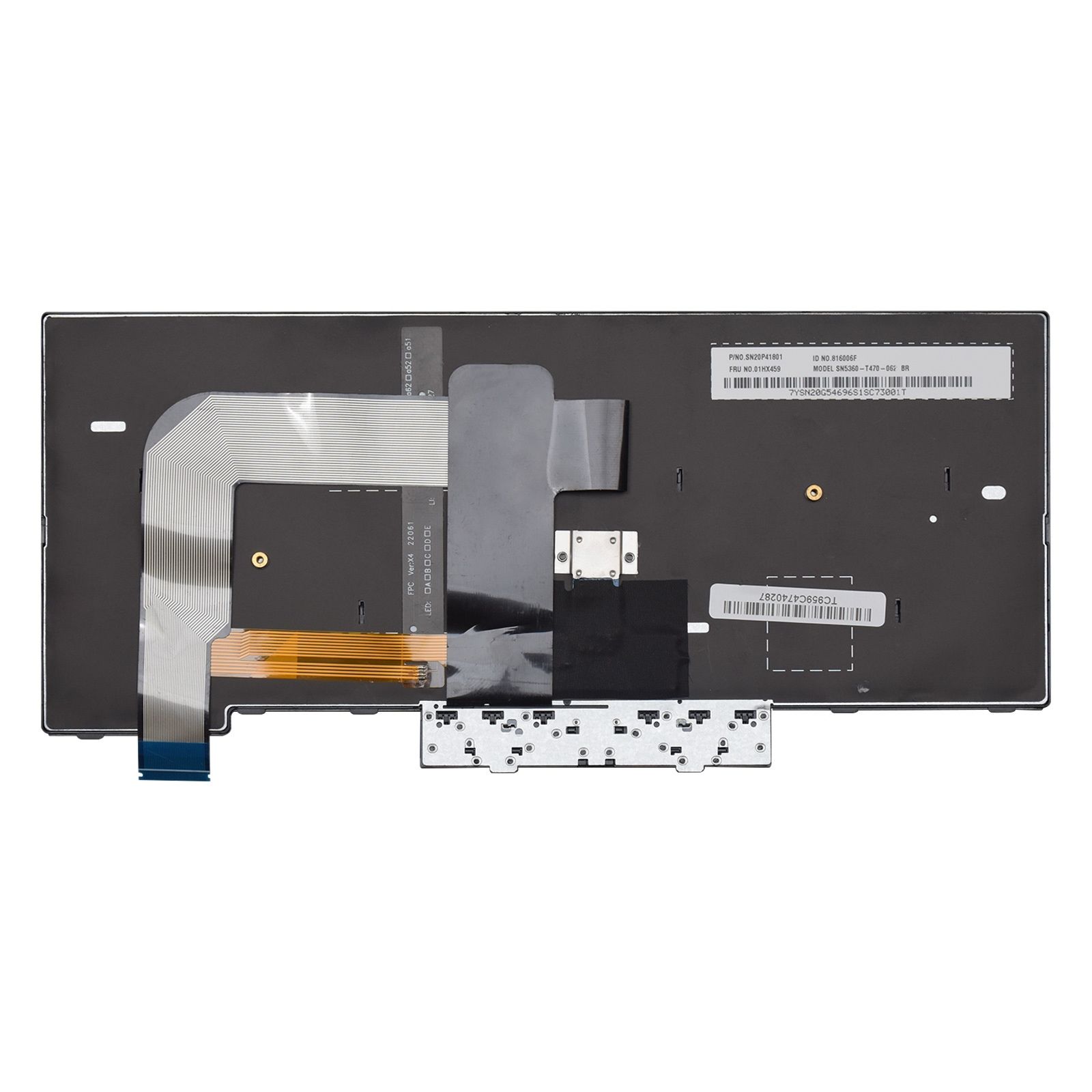 Teclado para Notebook Lenovo Part Number 01AX405