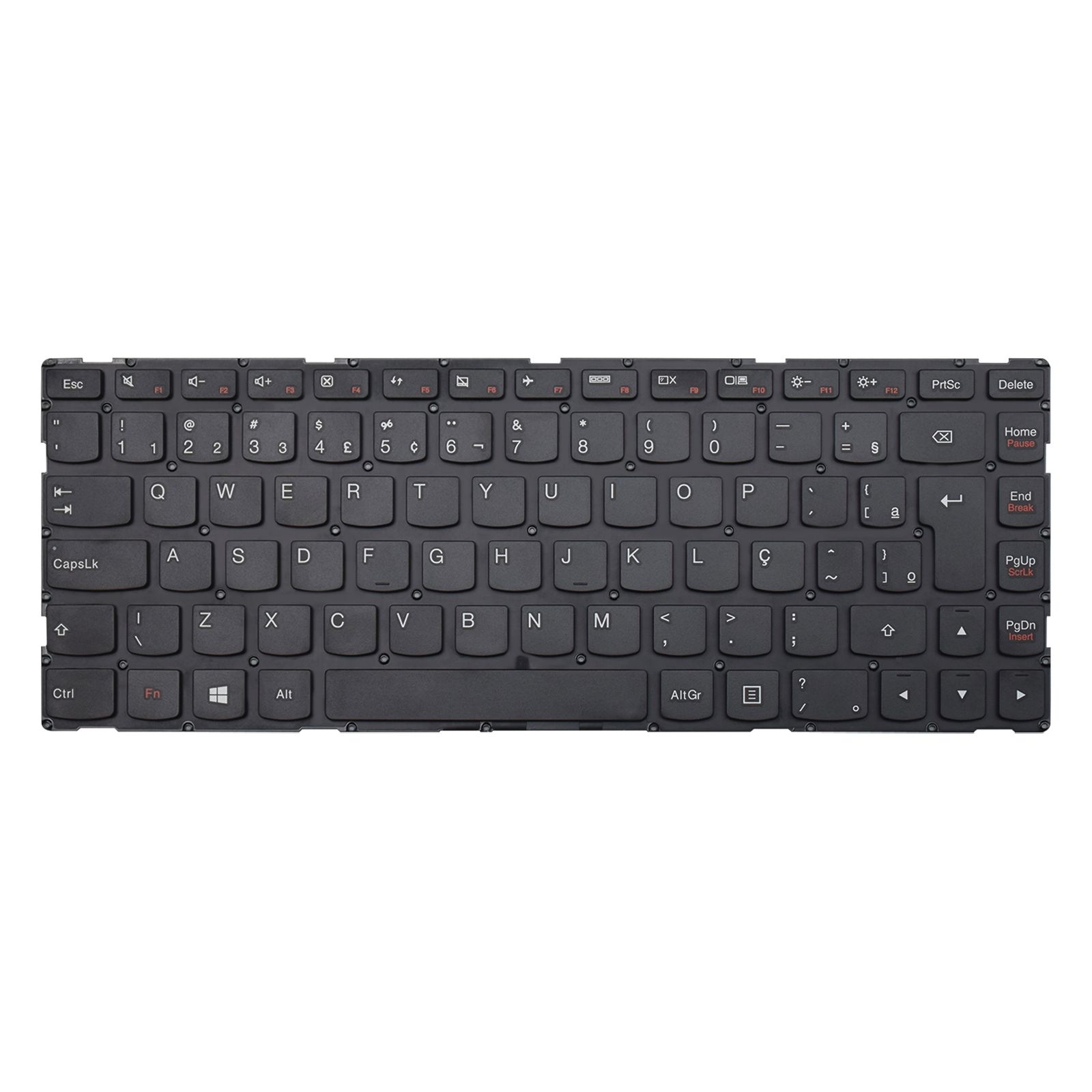 Teclado para Notebook Lenovo Part Number MP-13P86HU-H27