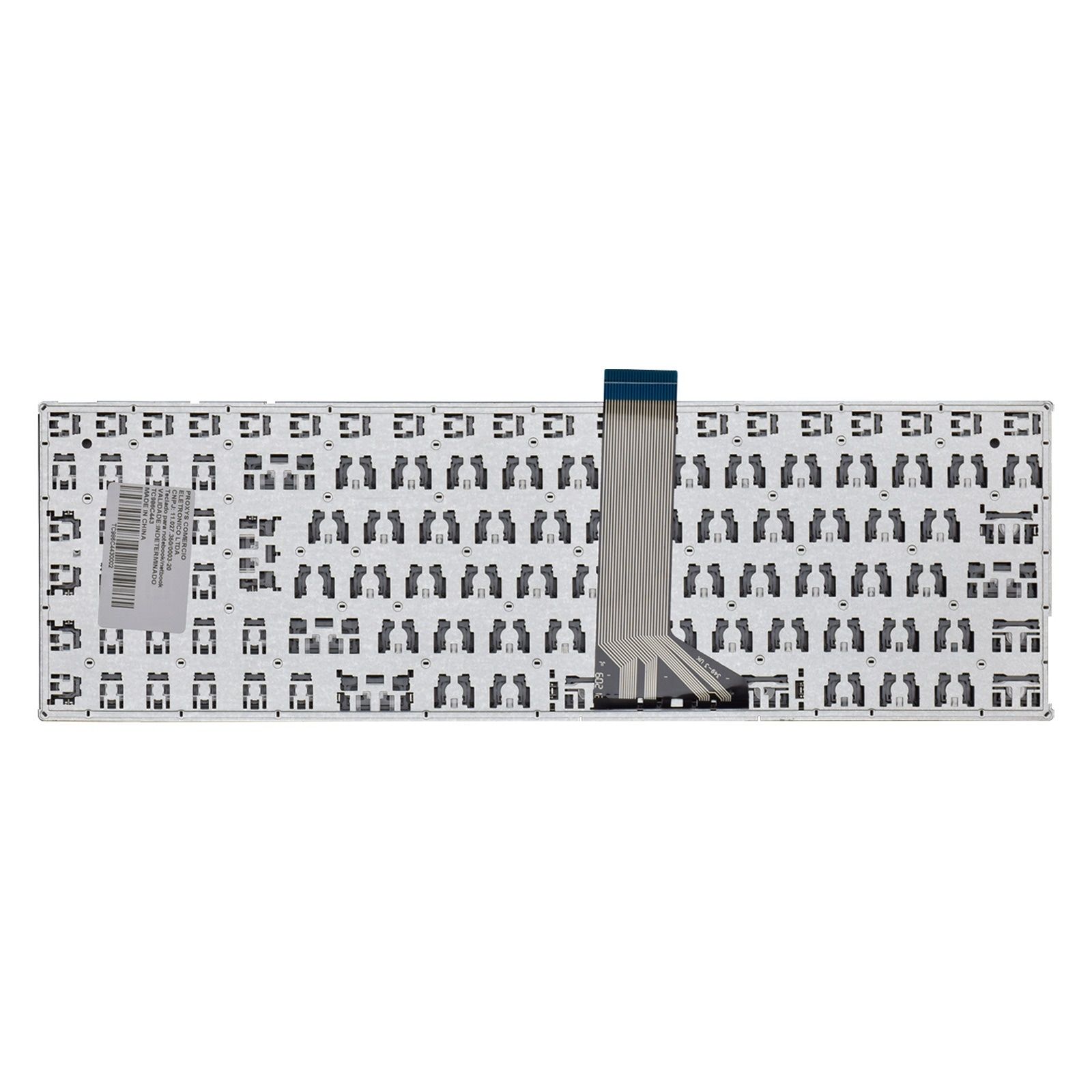 Teclado para Notebook Asus X Series X555-U, ABNT2 Preto, possui teclas confortáveis e 12 meses de garantia.