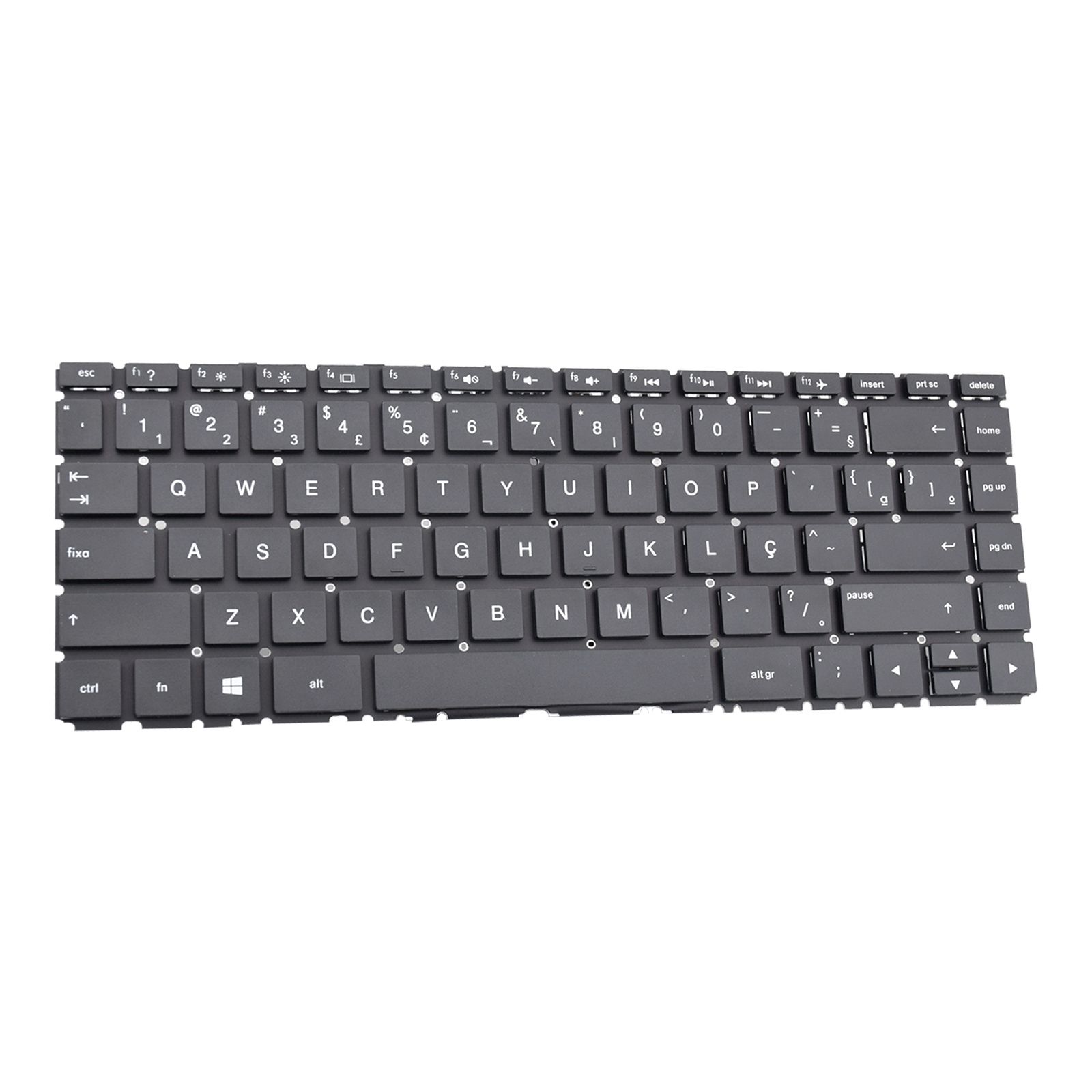 Teclado para Notebook Hp 246 G6, ABNT2 Preto, possui teclas confortáveis e 12 meses de garantia.