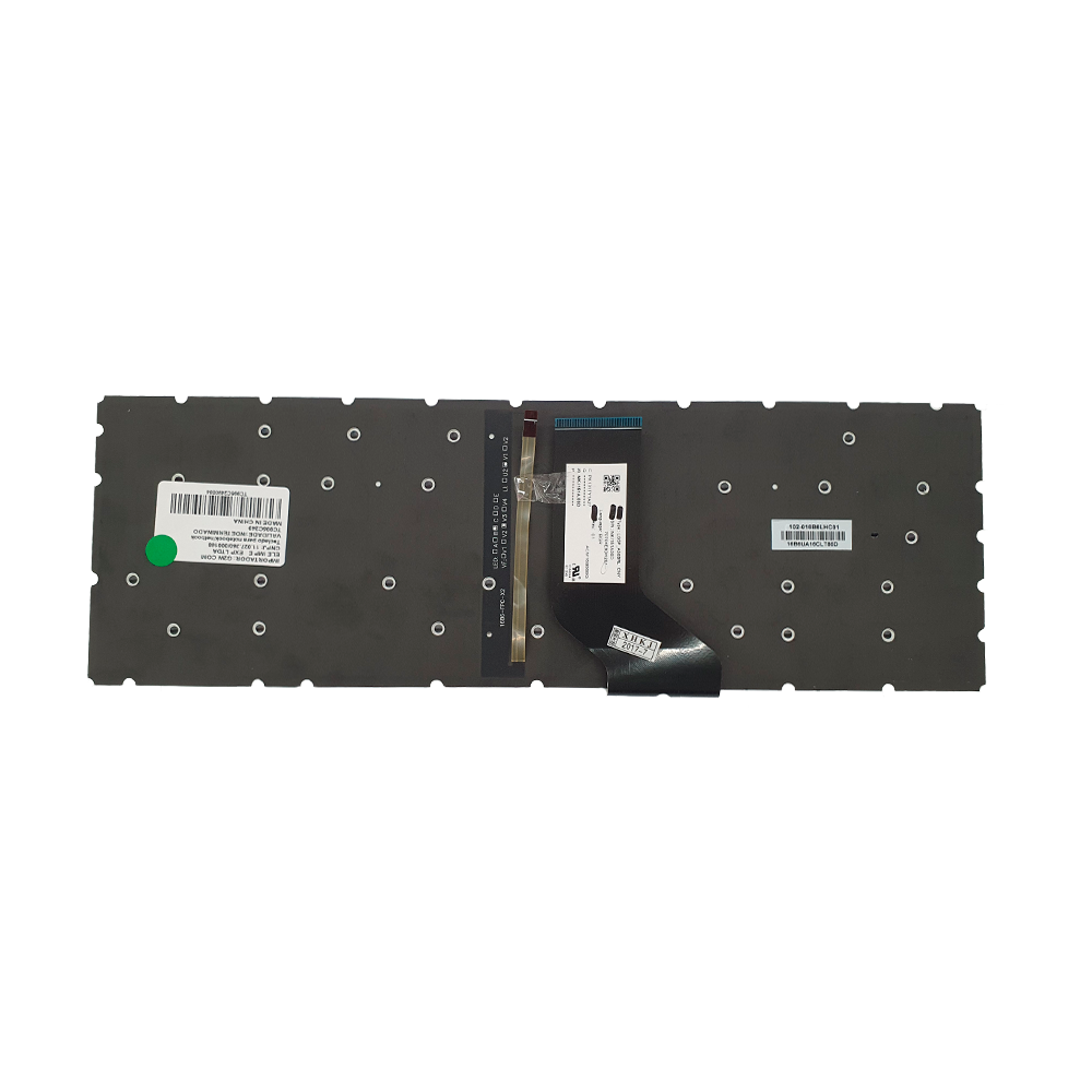 Teclado para Notebook Acer Aspire Nitro V15, ABNT2 Preto, possui teclas confortáveis e 12 meses de garantia.