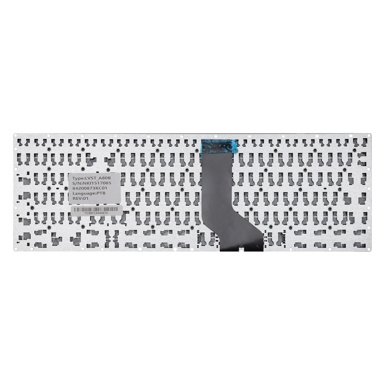 Teclado para Notebook Acer Aspire A515-45-R3PU, ABNT2 - F2 WI-FI Preto, possui teclas confortáveis e 12 meses de garantia.