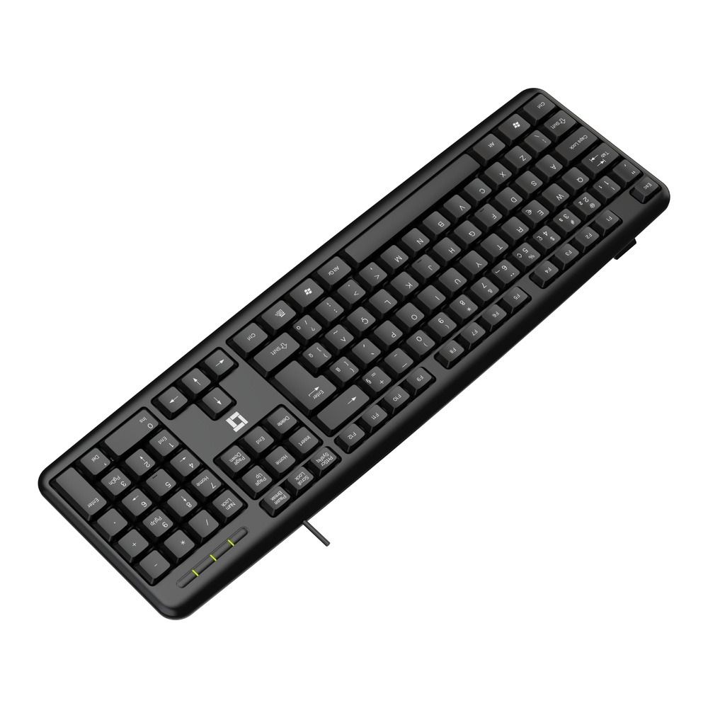 Teclado LeaderTech KB200 USB ABNT2 Com Fio Preto