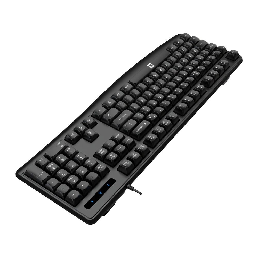 Teclado LeaderTech KB300 USB ABNT2 Com Fio Preto