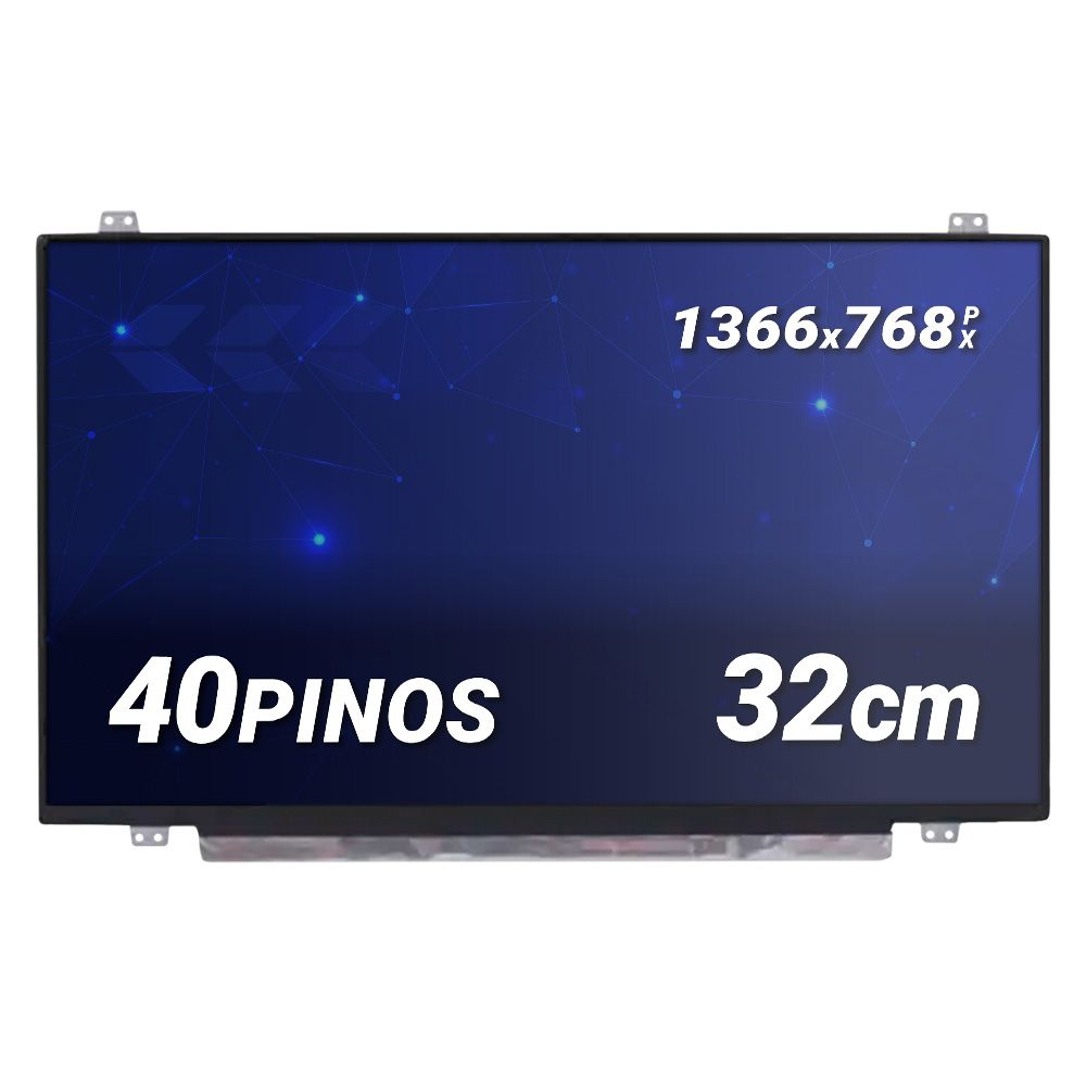 Tela LED Slim de 14" para Notebook Hp Pavilion DM4-1024TX Brilhante 1366 x 768 40 Pinos qualidade A+ e 12 meses de garantia