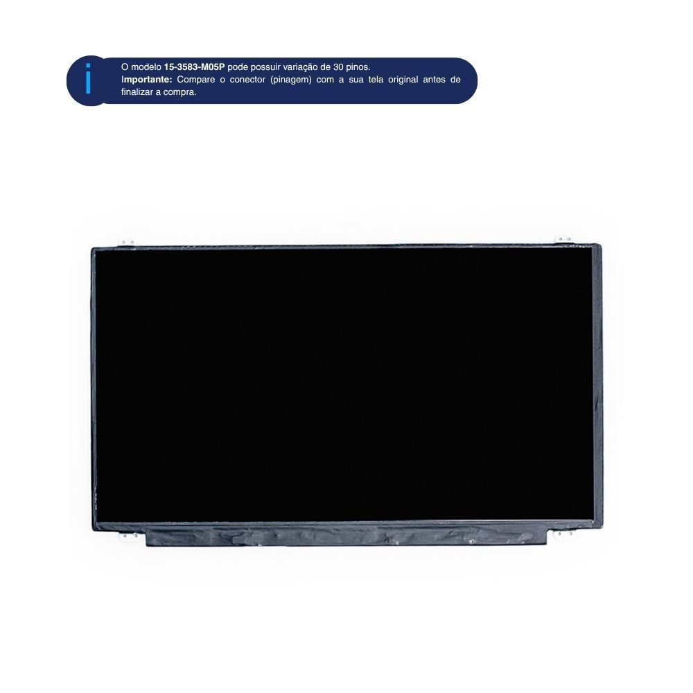 Tela 15.6" LED Slim para Notebook Dell Inspiron 15-3583-M05P