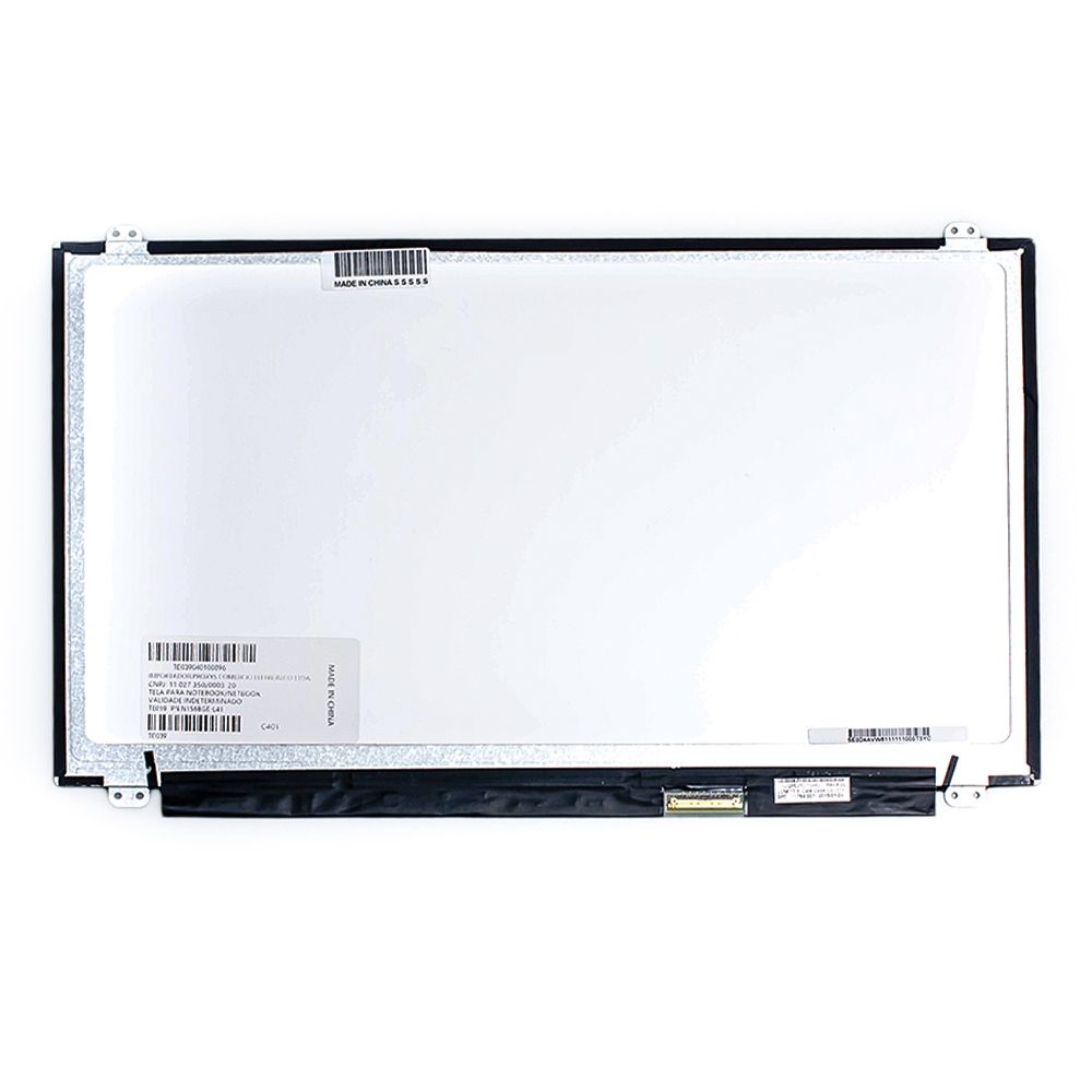 Tela LED Slim de 15.6" para Notebook Samsung LTN156FL02-101, Brilhante HD (1366 x 768) 40 Pinos , qualidade A+ e 12 meses de garantia.