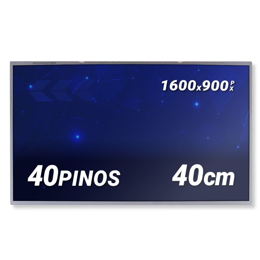 Tela LED de 17.3" para Notebook Hp Probook 4730S, Brilhante HD+ (1600 x 900) 40 Pinos , qualidade A+ e 12 meses de garantia.