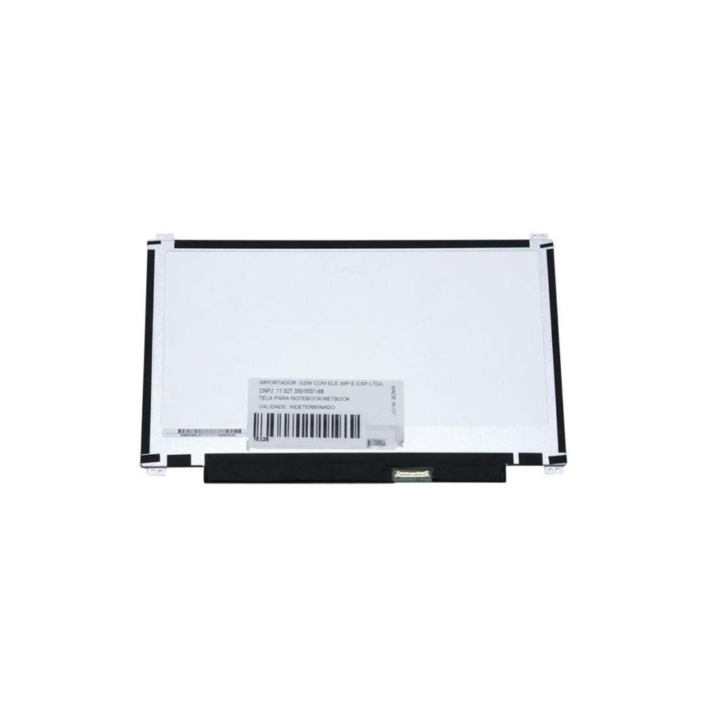 Tela LED Slim de 11.6" compatível com Part Number N116BGE-EB2 REV.C6, Brilhante HD (1366 x 768) 30 Pinos, qualidade A+ e 12 meses de garantia.