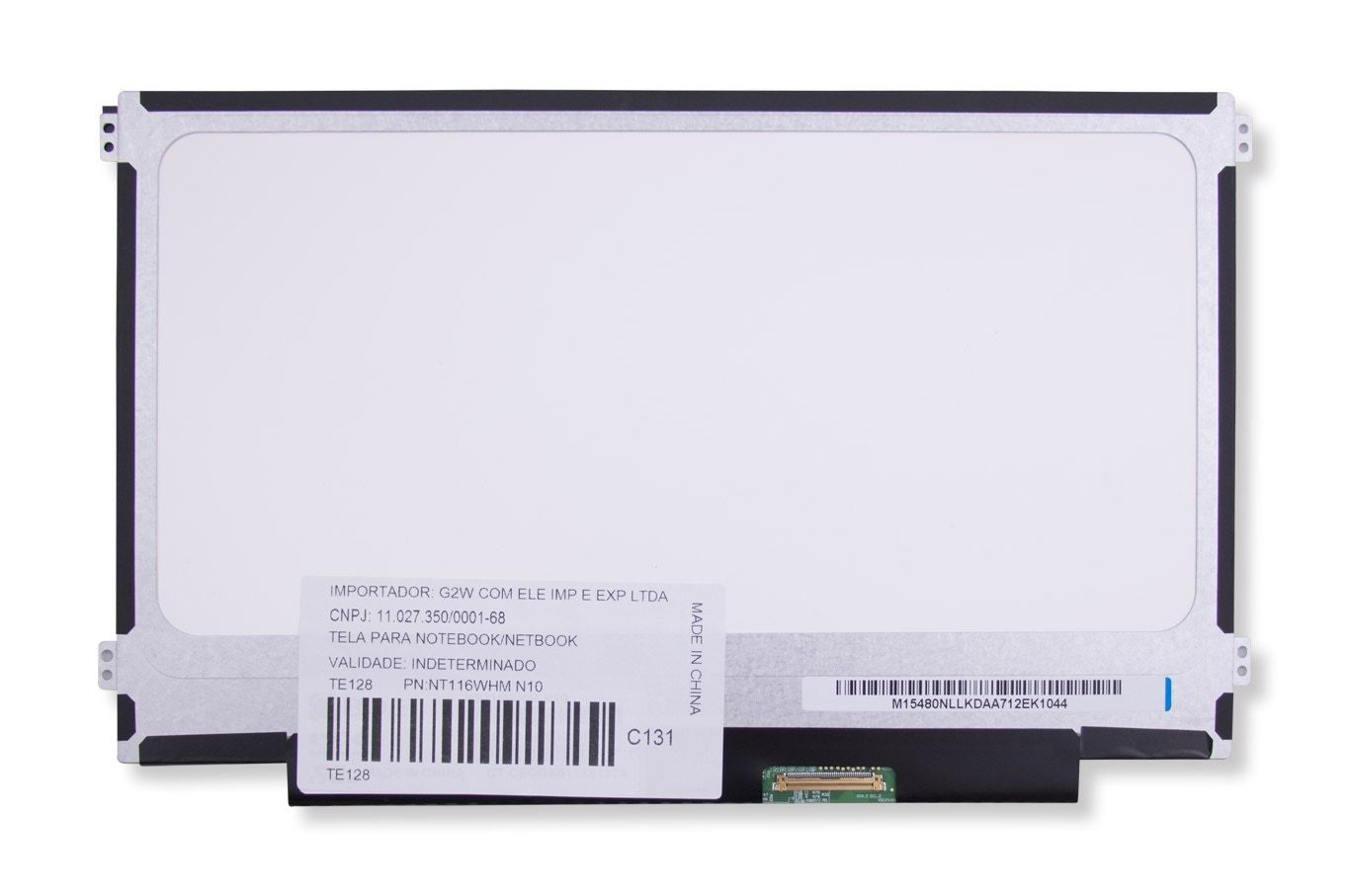 Tela LED Slim de 11.6" para Notebook Samsung HOYT6YK, Fosca HD (1366 x 768) 40 Pinos , qualidade A+ e 12 meses de garantia.