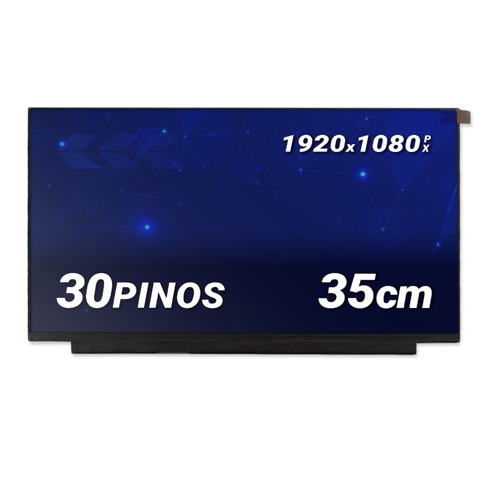 Tela 15.6" LED Slim IPS Para Notebook Dell Inspiron P112F Brilhante