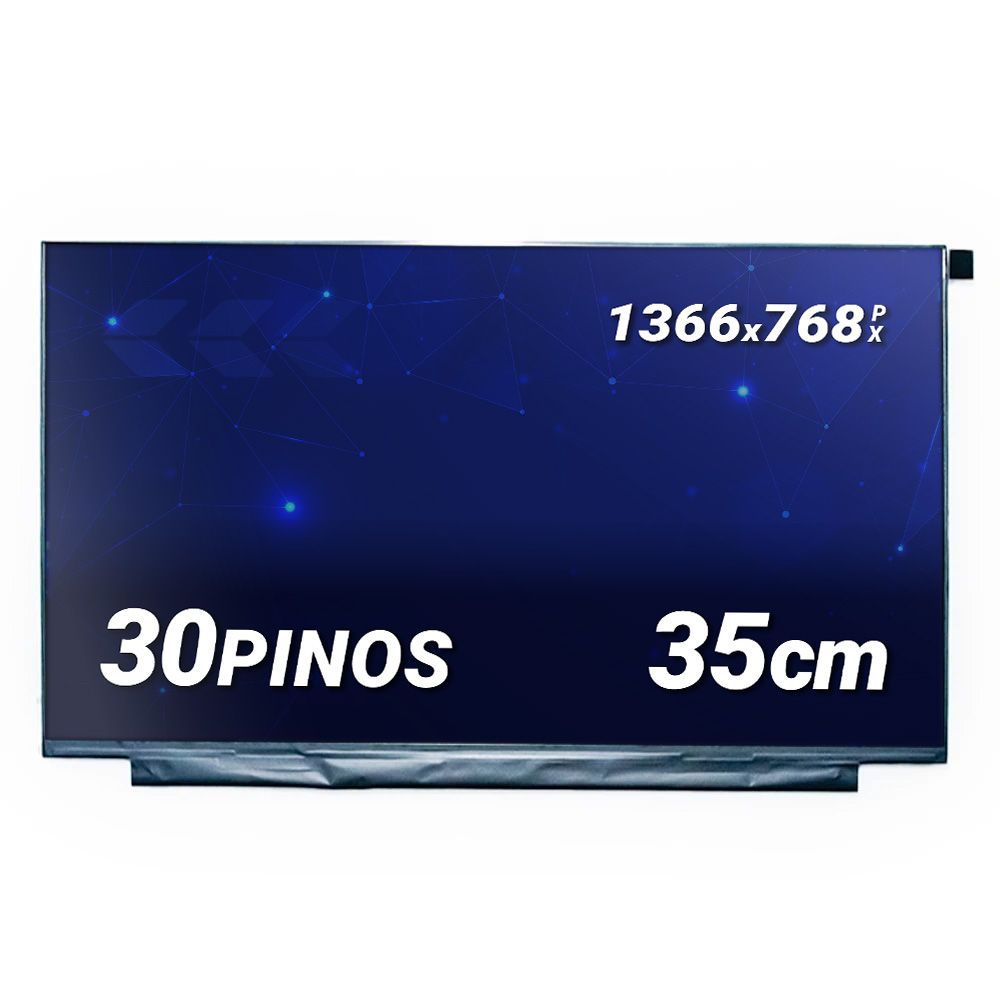 Tela LED Slim de 15.6" para Notebook Acer Aspire A515-54 Fosca 1366 x 768 30 Pinos qualidade A+ e 12 meses de garantia