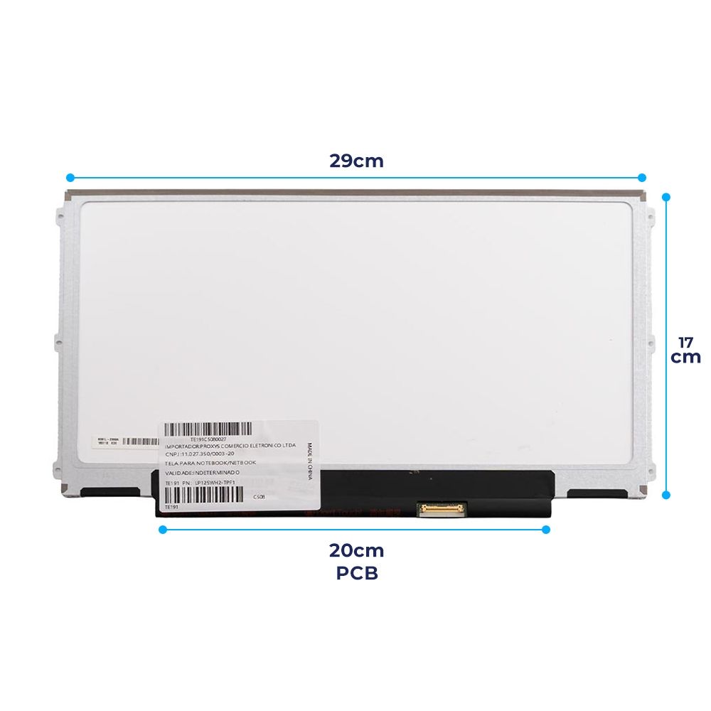 Tela 12.5" LED Slim Para Notebook Lenovo Thinkpad A275