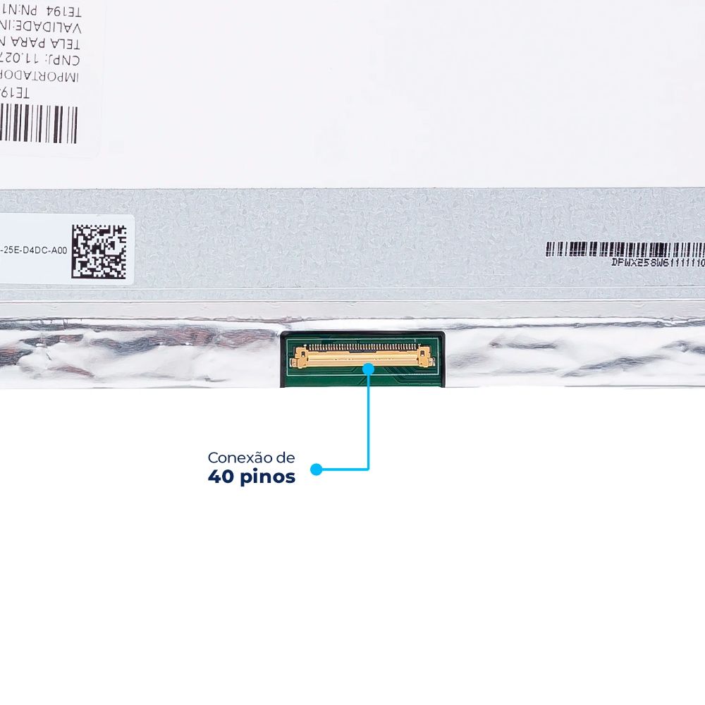 Tela para Notebook Acer Predator Helios PH315-52-54QY 15.6" FHD 40 Pinos Fosca