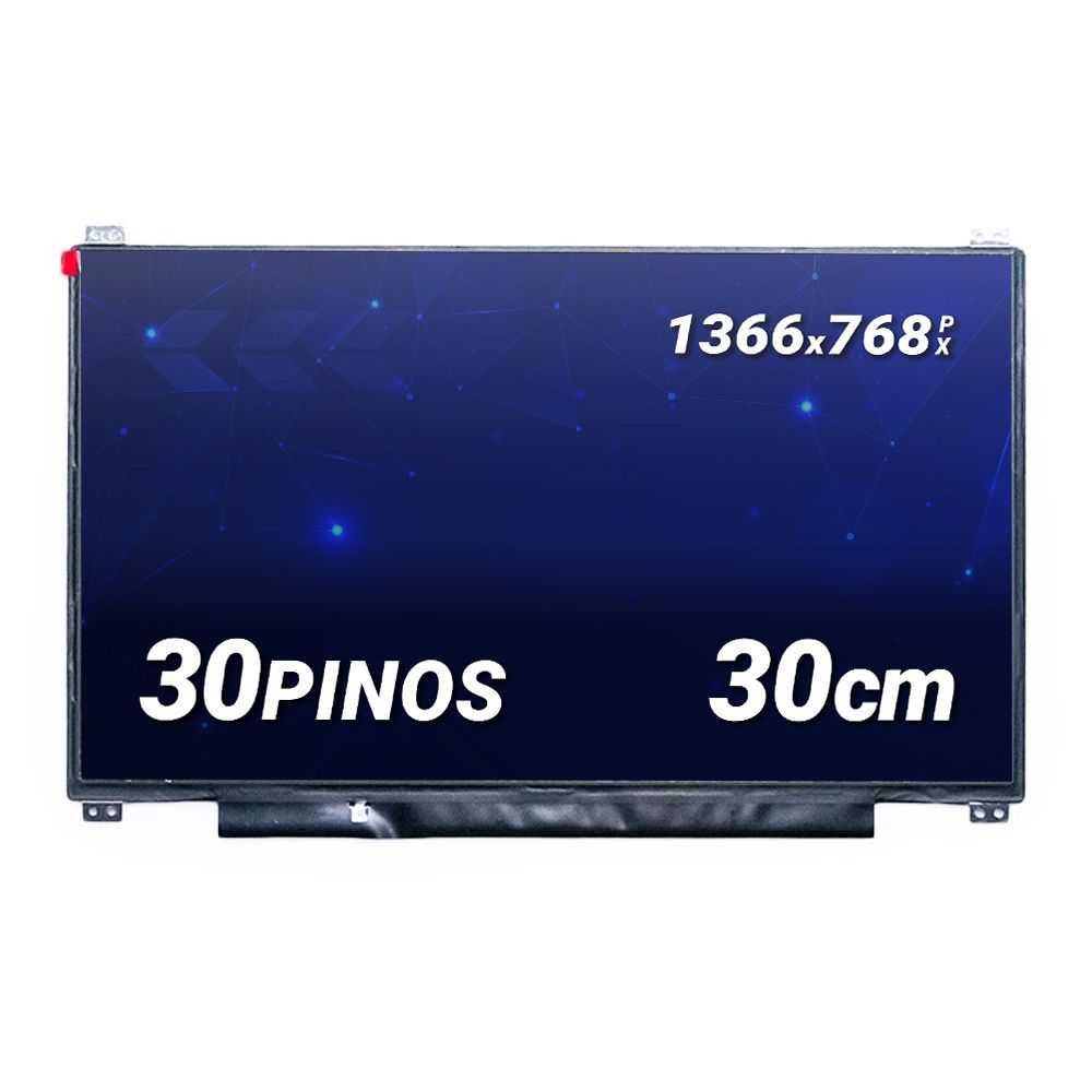 Tela LED Slim de 13.3" para Notebook Asus Chromebook C300SA Fosca 1366 x 768 30 Pinos qualidade A+ e 12 meses de garantia