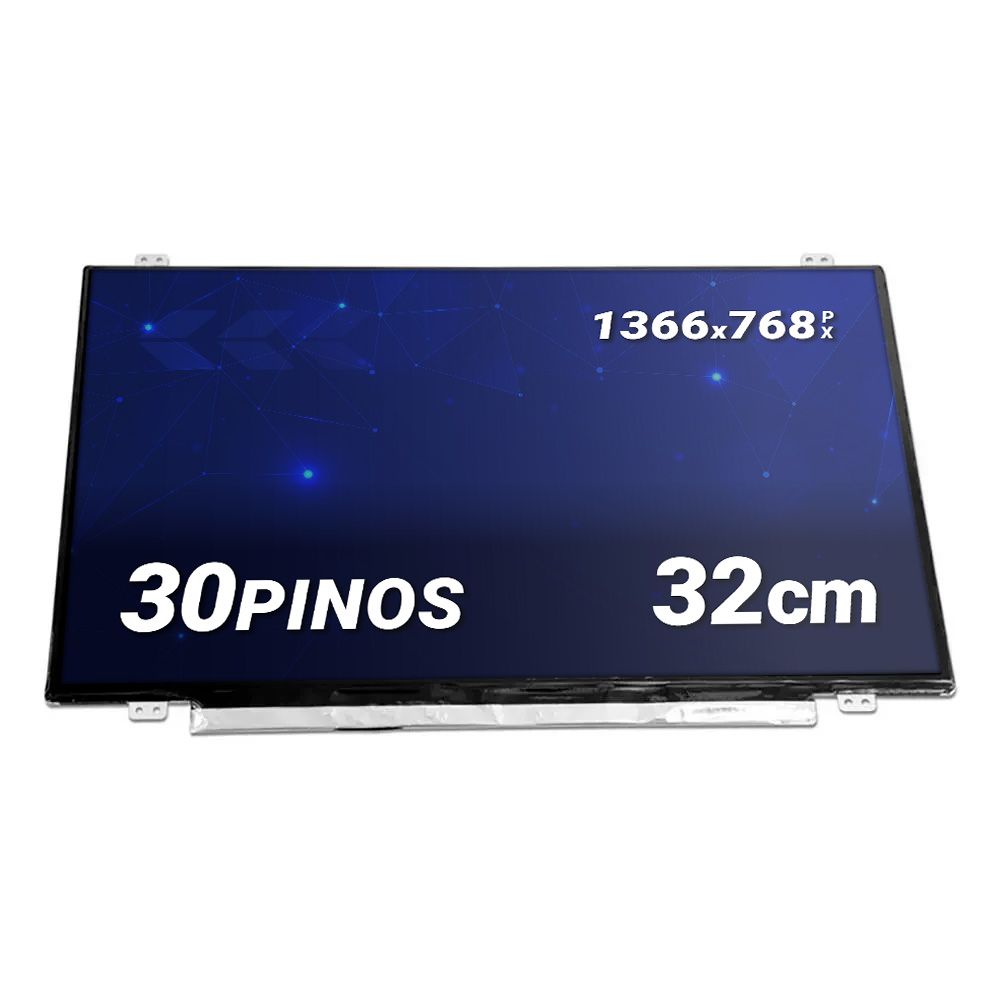 Tela LED Slim de 14" para Notebook Lenovo Ideapad 320-AST, Fosca HD (1366 x 768) 30 Pinos , qualidade A+ e 12 meses de garantia.