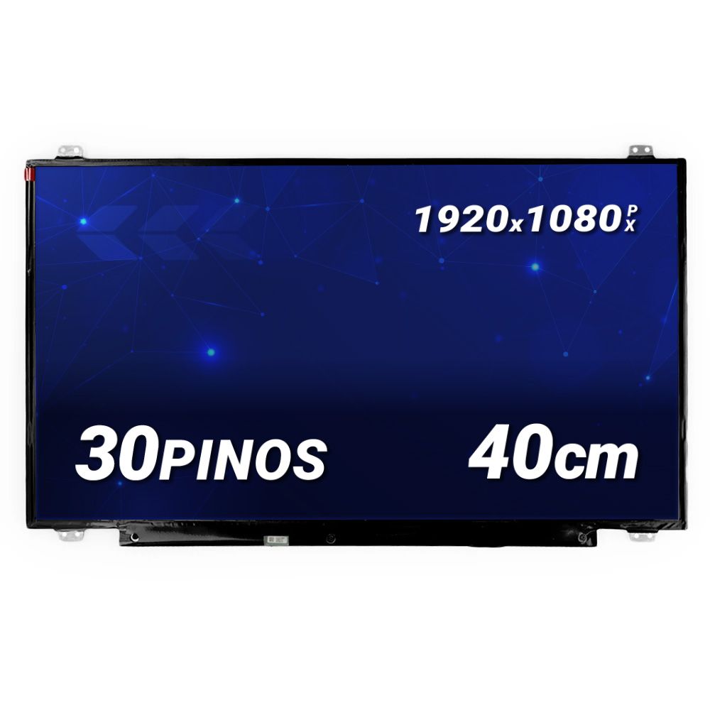 Tela LED Slim IPS de 17.3" para Notebook Lenovo Ideapad Y700-80Q0 Fosca 1920 x 1080 30 Pinos qualidade A+ e 12 meses de garantia