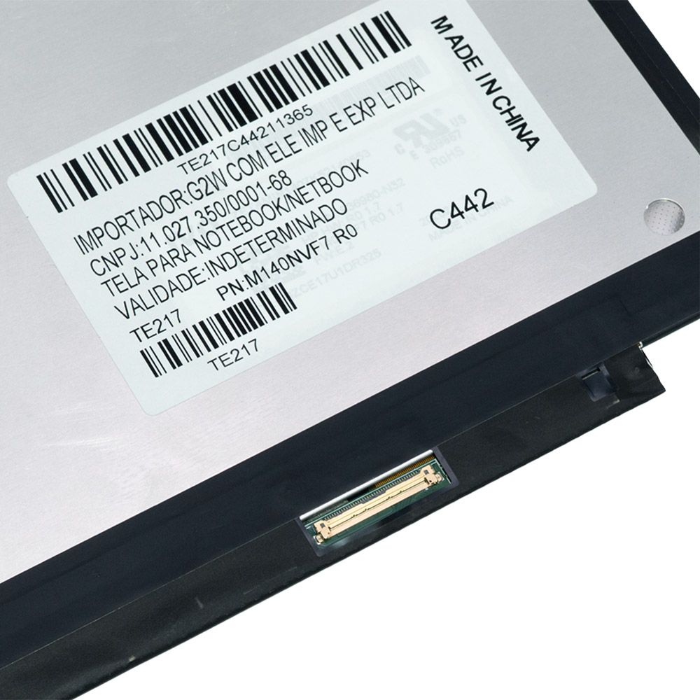 Tela LED Slim de 14" para Notebook Hp Elitebook LM140LF1F01, Fosca FHD (1920 x 1080) 40 Pinos , qualidade A+ e 12 meses de garantia.