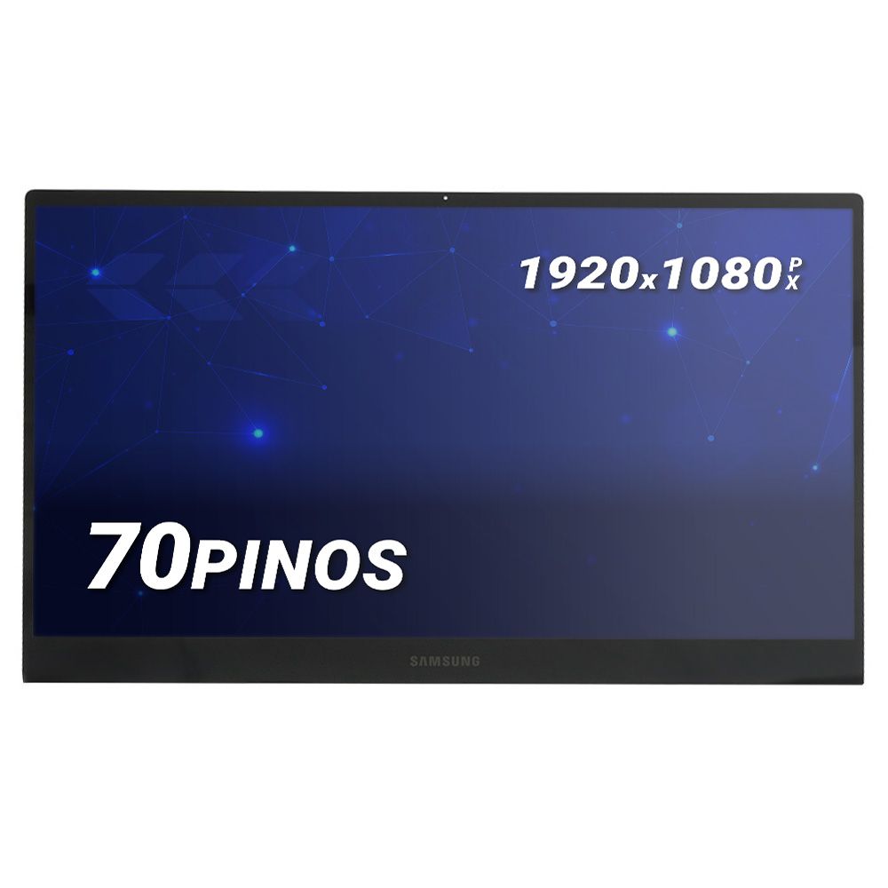 Tela 13.3" LED Slim IPS Para Notebook Samsung Galaxy Book S NP767XCM