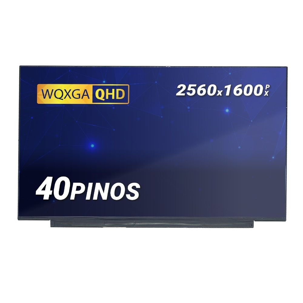 Tela LED Slim IPS de 13.3" para Notebook Part Number MND307DA1-2 Fosca 2560 x 1600 40 Pinos qualidade A+ e 12 meses de garantia