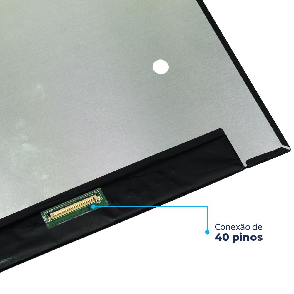 Tela LED Slim IPS de 14" compatível com Part Number NE140QDM-NY1, Fosca WQXGA (2560 x 1600) 40 Pinos, qualidade A+ e 12 meses de garantia.