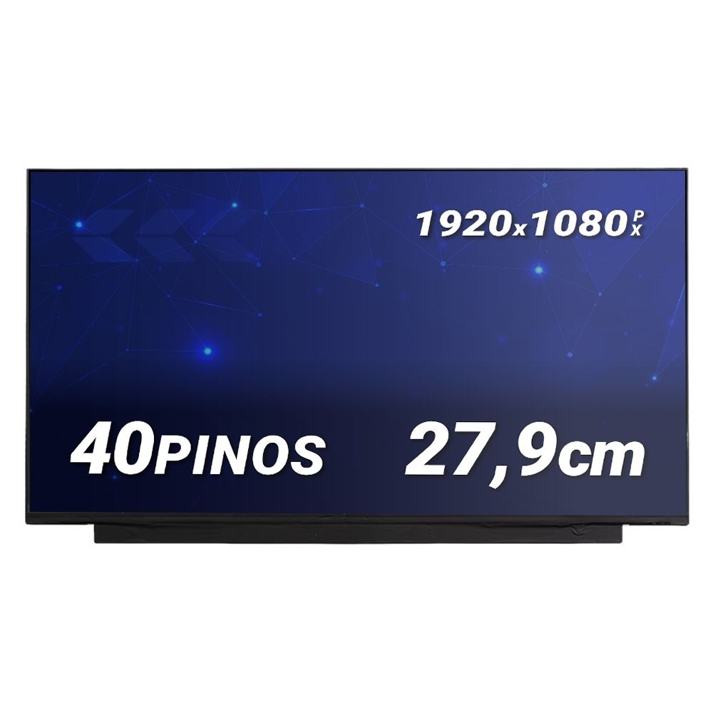 Tela LED Slim IPS de 15.6" para Notebook Dell Inspiron 3520 Fosca 1920 x 1080 40 Pinos qualidade A+ e 12 meses de garantia
