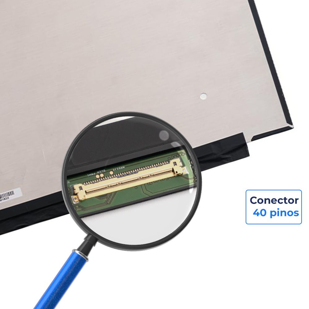 Tela 15.6" LED Slim IPS Para Notebook Dell Inspiron 15-I1300-A60P 40 Pinos