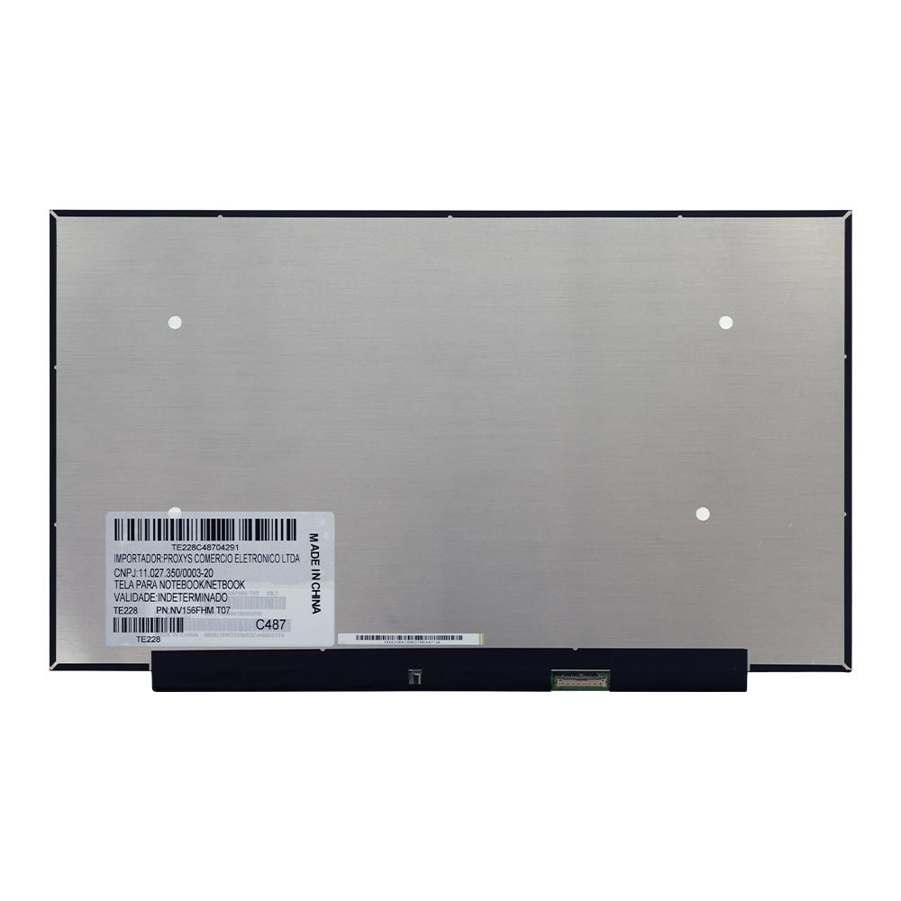 Tela 15.6" LED Slim IPS Para Notebook Part Number NV156FHM-T07 V8.4